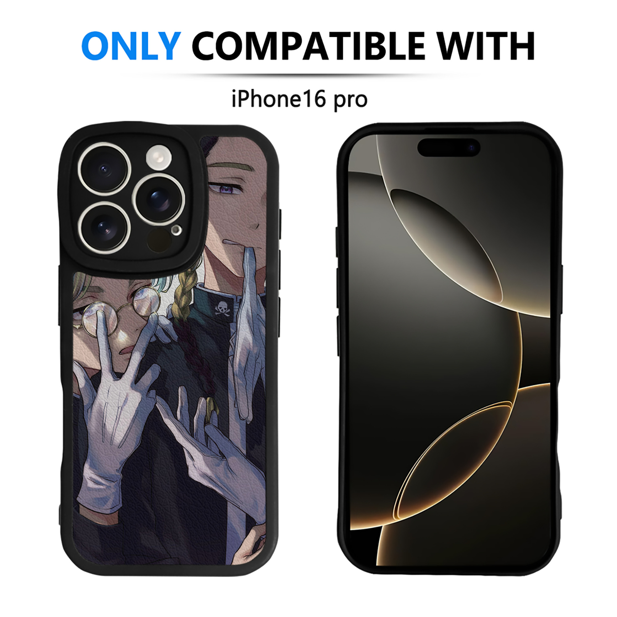 （画像用） 東京リベンジャーズ Tokyo Revengers 【iPhone 16シリーズ対応】シリコンスマホケース（レザー調） 材質：シリコン